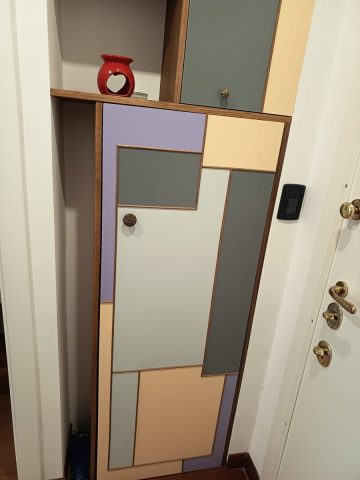 PORTA NICCHIA - Particolare inferiore del lavoro ultimato