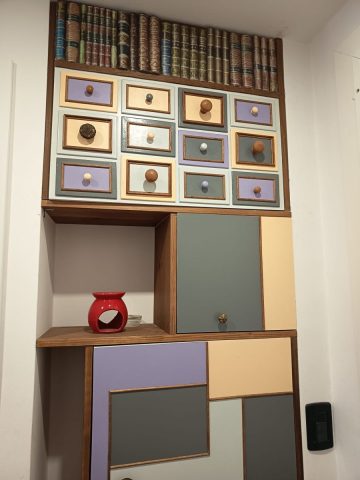 PORTA NICCHIA - Particolare superiore del lavoro ultimato