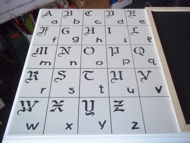 SCRITTORIO - Restyling, particolare del piano di lavoro