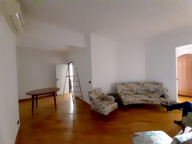 progettare casa, stato iniziale del salone