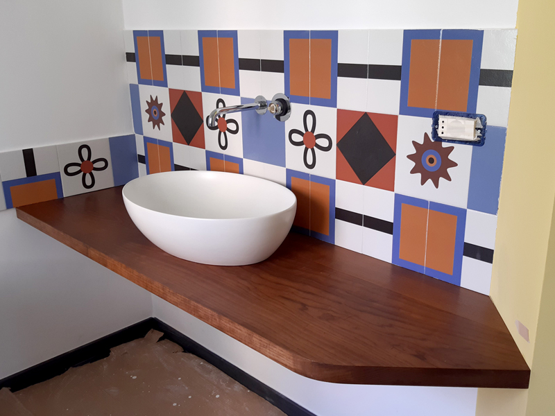 progettazione desing interni lavabo