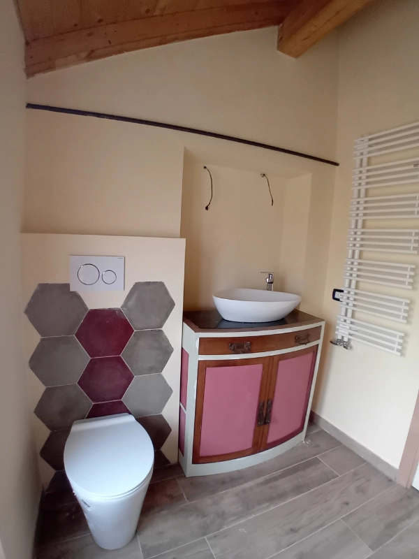 Progetto di interior design per il bagno