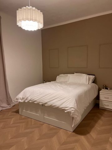 La nuova camera letto, filo conduttore......la boiserie La nuova camera letto, filo conduttore......la boiserie, oltre al pavimento a spina di pesce